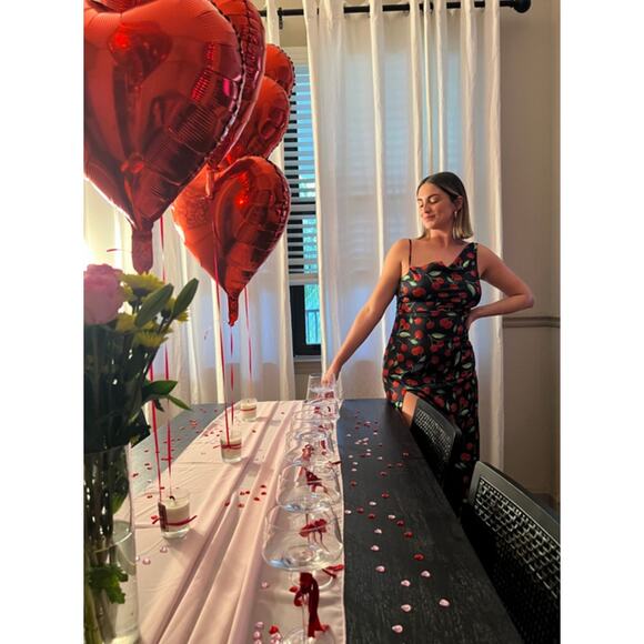 FOR LOVE & LEMONS Xena Midi Dress Size L - Picture 6 of 13